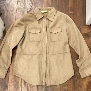 Kate Hill Microsuede Petite Medium button down